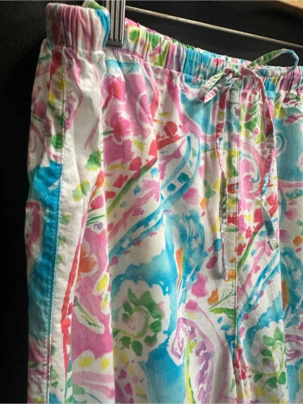 Lauren by Ralph Lauren Women's Multicolor Paisley Pajama Set - Pink & Blue